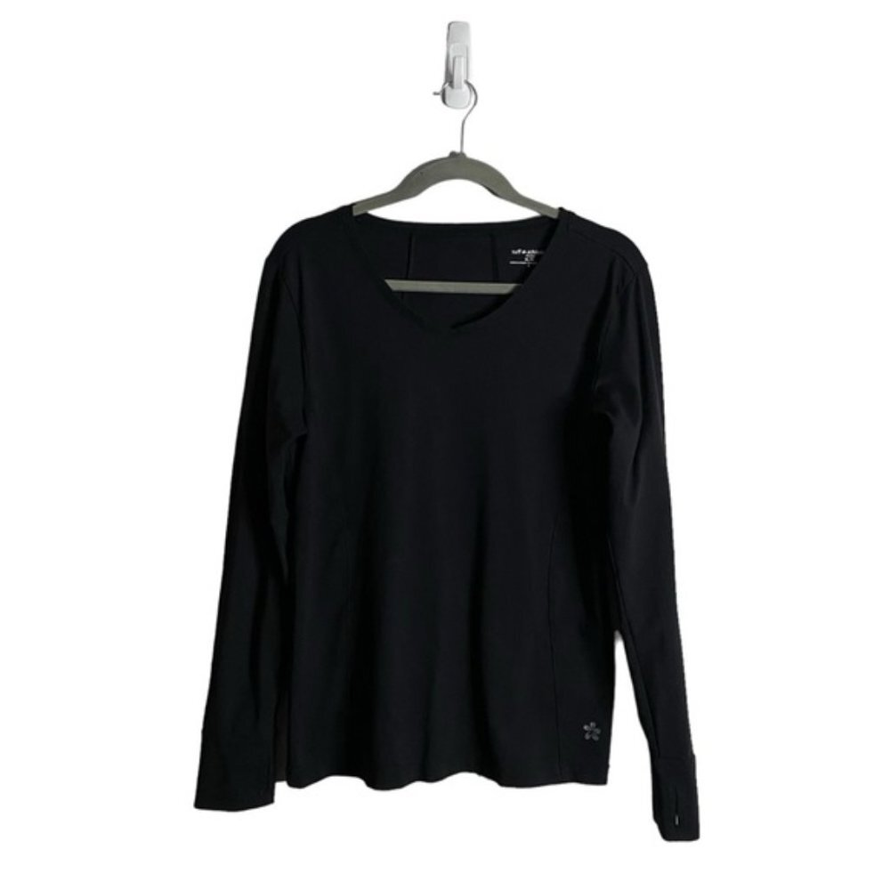 Tuff Athletics Women's Black Performance Wear Long Sleeve Shirt